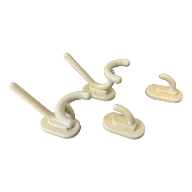 Vintage Coat Racks by Alto, Italy, 1970s, Set of 4 For Sale