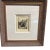 Rembrandt Van Rijn Etching of Abraham and Isaac by the Dutch Master, Created in 1645. Framed Print Gold Frame a Deep Dimensional Linen. Mat For Sale