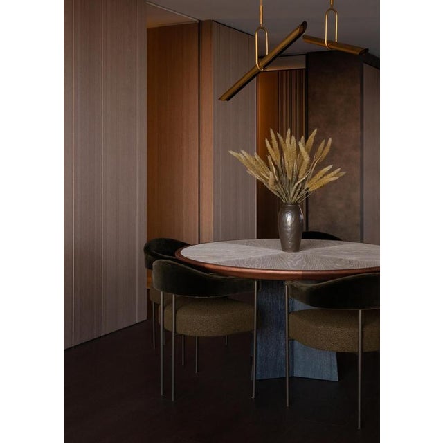 Oblong Calame Pendant Lamp by Jennifer Midoz For Sale - Image 11 of 12