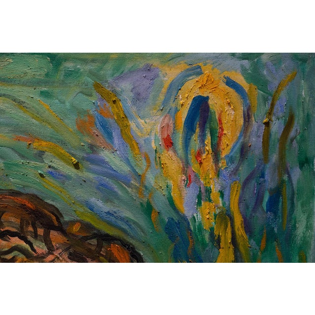 2012 "Michael & Sharon: From a Dream" Expressionist Style Figurative Oil Painting by Joe Reno For Sale - Image 4 of 9