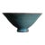 Teal Blue Glazed Art Bowl Circa 1990s For Sale