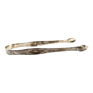 Sugar Tongs by 18th Century Silversmith Hester Bateman