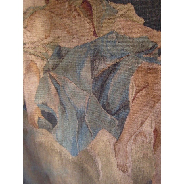 French Beauvais Tapestry Coat of Arm of the Kings of France 19 Century For Sale - Image 10 of 15