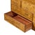Henredon Campaign Mid Century Oak and Brass Lowboy Dresser For Sale - Image 9 of 11