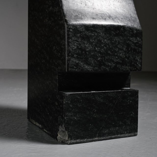 Robert Neuhauser, Swiss Abstract Diabas Sculpture, 1980s, Stone For Sale - Image 10 of 14