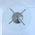 Metal Glass Side Drinks Table, Modern Minimalist, Circa Late 20th Century For Sale - Image 9 of 10