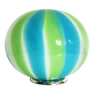 Blue and Green Sphere Table Lamp in Murano Glass by Simoeng