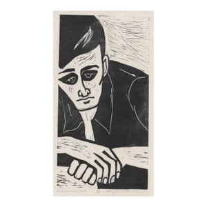 1963 Marjorie Merriman Woodblock Portrait