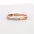 18k Gold Diamond Band Ring With 0.57ct Princess-Cut Diamonds For Sale - Image 18 of 18