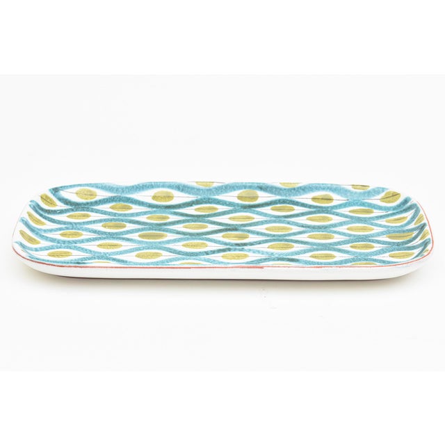 Gustavsberg Vintage Stig Lindberg Gustavsberg Swedish Ceramic Tray or Dish, Desk Accessory, 1950's For Sale - Image 4 of 11
