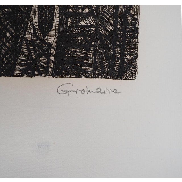 Marcel GROMAIRE Macbeth, Shakespeare: The Walking Forest, 1958 Original etching Signed in pencil Limited to 60 unnumbered...