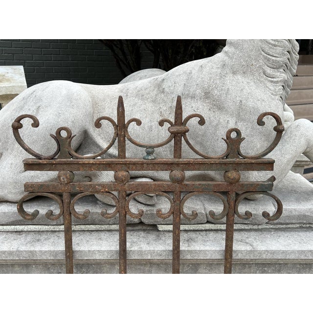 More information coming soon… The remnant of a larger French gate, dating to the 1800s, this wrought iron fragment has a...