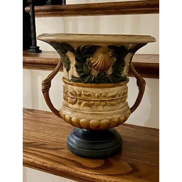 Vintage Majolica Urn For Sale - Image 4 of 8