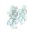 Italian Aquamarine and Diamond Chandelier Earrings in 18k White Gold, Circa 1990, Pair For Sale - Image 12 of 13