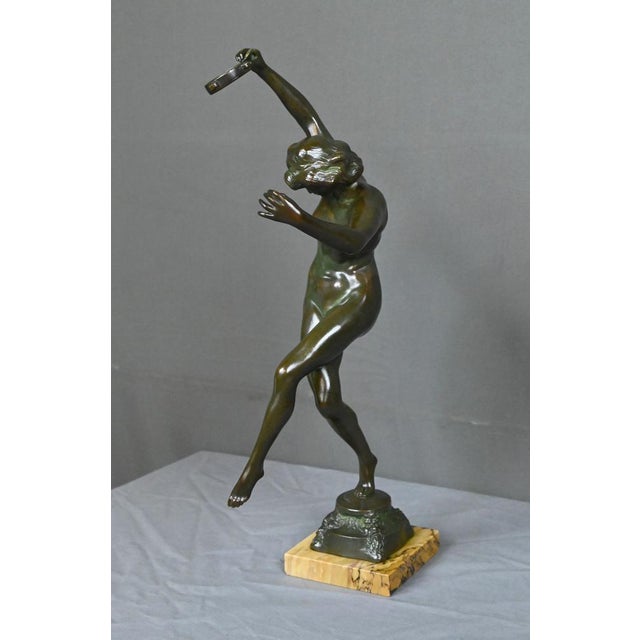 C. Binder, The Dancer with the Tambourine, Early 20th Century, Bronze For Sale - Image 5 of 18