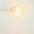 1970s Mid-Century Art Deco Geometric Transparent Glass Flush Mount from Limburg, Germany, 1970s For Sale - Image 5 of 10