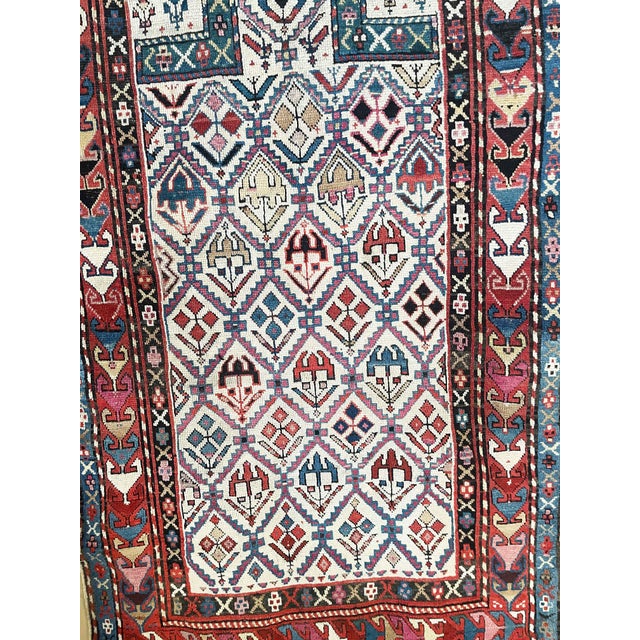 Late 19th Century Antique Shirvan Prayer Rug, Northeast Caucasus For Sale - Image 5 of 7