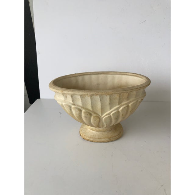 Art Deco Haeger Fan Tulip Oval Planters - Set of 2 For Sale - Image 3 of 6