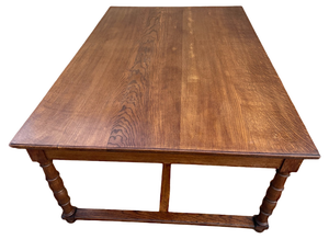 Antique French Embassy Oak Table