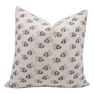 FabDivine Handmade Block Printed Cushion Cover 24x24 Inch Duck Canvas-Chitranjan For Sale