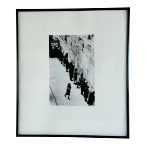 Vintage 1968 Photo “Western Wall” Jerusalem by Irene Shwachman