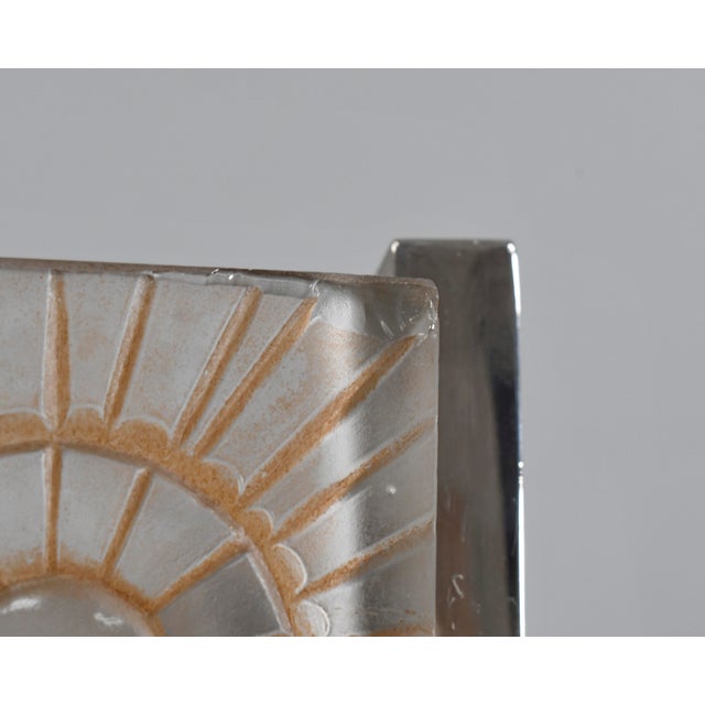 French Art Deco Wall Sconces by Simonet Freres 1920s France - A Pair For Sale - Image 14 of 14