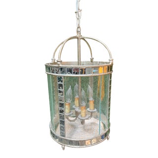 Currey & Company Corsica Small Silver Lantern For Sale
