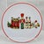 White Vintage 1987 Vista Alegre Portugal “Christmas Magic” Porcelain Coasters, Set of 6 For Sale - Image 8 of 9