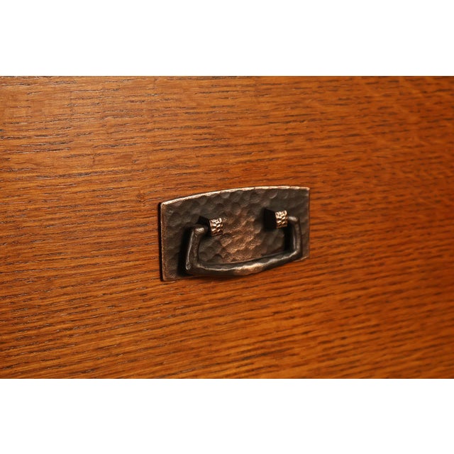 Stickley Mission Collection Oak Filing Cabinet For Sale - Image 17 of 18