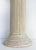 Gabriella Crespi Coastal Chic Vintage Split-Reed Whitewashed Pedestal Column For Sale - Image 4 of 6