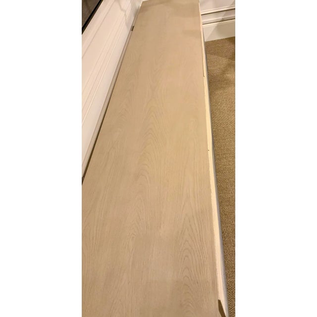 Jonathan Charles Organic Modern Jonathan Charles Burlap Landscape Sideboard For Sale - Image 4 of 8