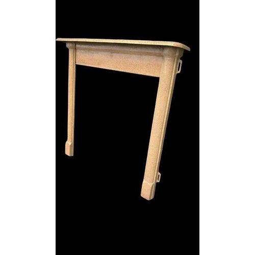 Edwardian Enamelled Cast Iron Mantel for Wood Burning Stove For Sale - Image 4 of 18