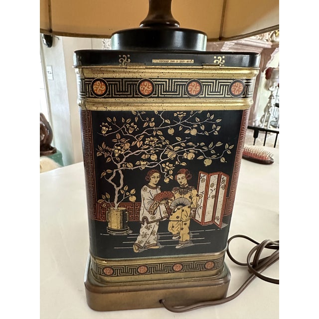 Vintage Frederick Cooper, Tea Caddy Lamp Chairish