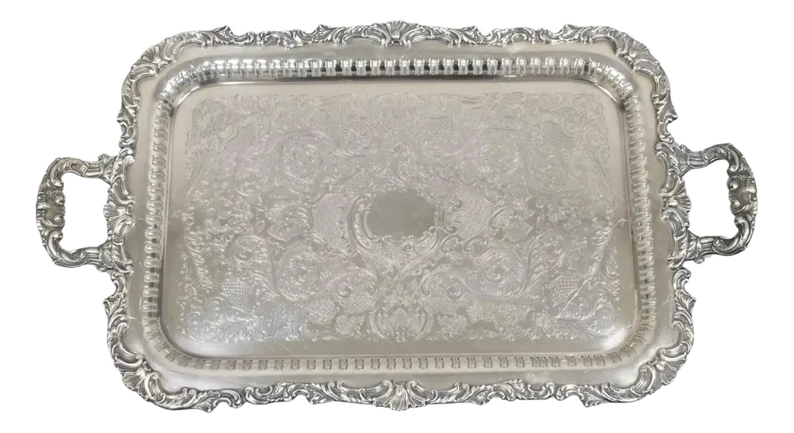 Vintage Community Ascot 0316-5 Pierced Gallery Silver Plate