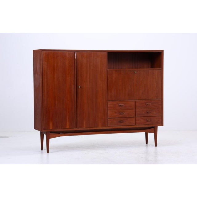 Vintage Highboard in Teak, 1960s For Sale - Image 15 of 15