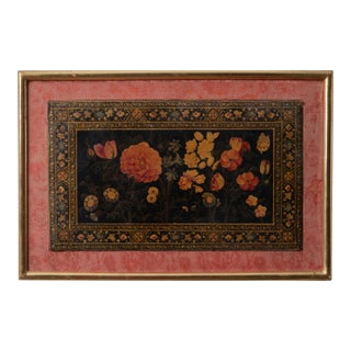 Persian Paint Lacquered Book Cover, 19th Century For Sale