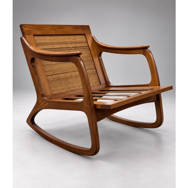 1950s 1950s Attributed to Lawrence Peabody Rocking Chair For Sale - Image 5 of 7