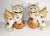 White Pair of Vintage Japanese Kutani Foo Dogs Temple Lion For Sale - Image 8 of 8