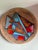 Mid-Century Modern Circa 1965 Wall-Mounted Sgraffito Platter by Tilgmans Keramik of Sweden For Sale - Image 4 of 4