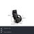 Introducing the Jori Yoga Leather Armchair, Black, Manual Function. I have official proof of authenticity such as vintage...