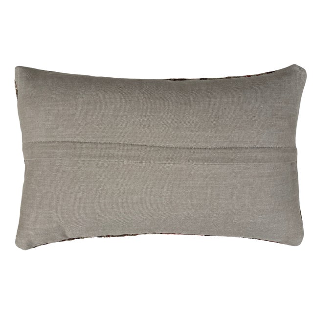 Vintage Turkish Rug Pillow For Sale - Image 4 of 4