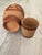 Vintage Folk Art Cuernavaca Mexican Folk Art Terracotta Botellón & Cup Set - 2 Pieces For Sale - Image 9 of 12