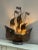 Vintage Brutalist Wrought Metal Pirate Ship Lamp For Sale In Phoenix - Image 6 of 8