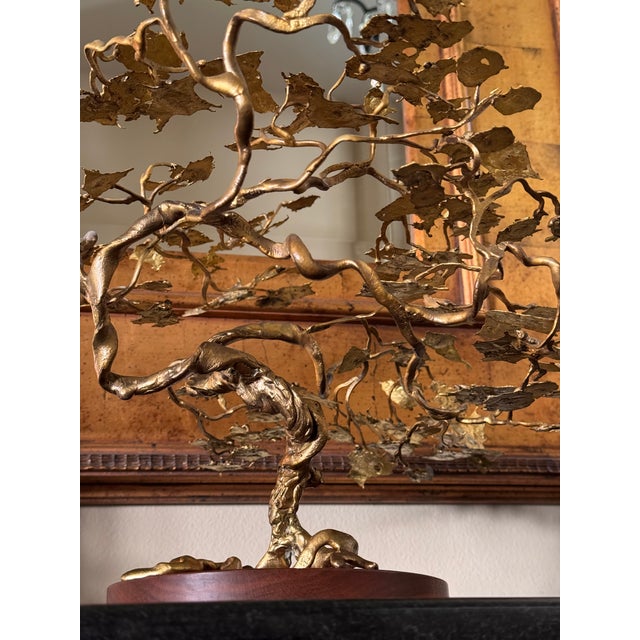 1970’s Hand Crafted Metal Folk Art Botanical Tree of Life For Sale In Seattle - Image 6 of 12
