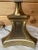 Hollywood Regency 1950s Hollywood Regency Crackle Glass Globe Brass Table Lamp For Sale - Image 3 of 9