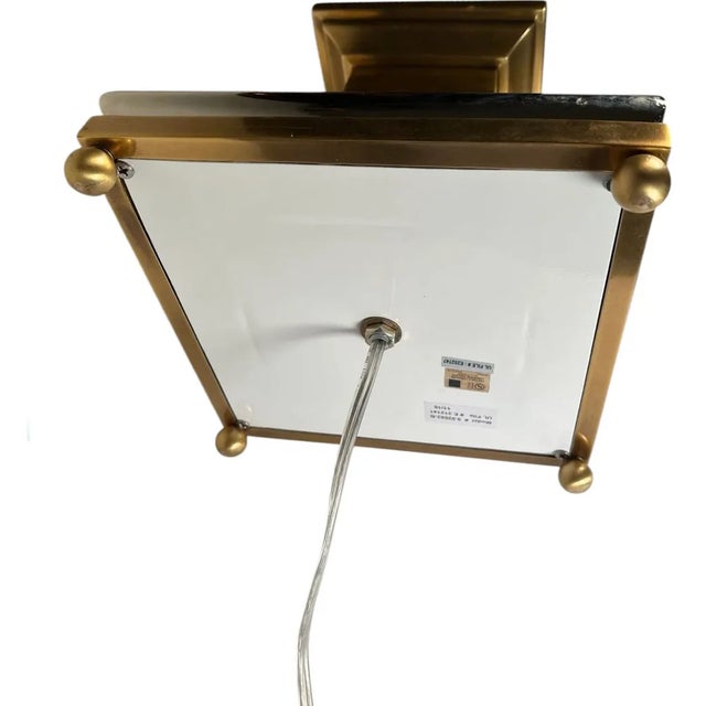 Electrified Crystal Obelisk Lamps - a Pair For Sale - Image 9 of 9