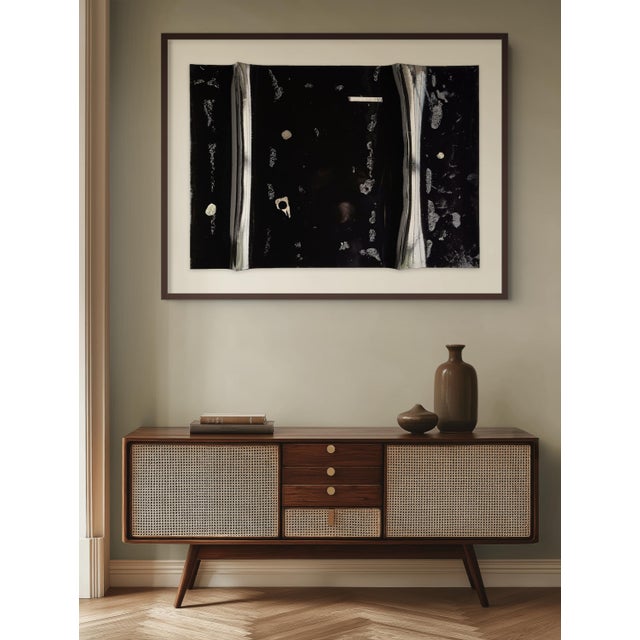 In the Black river series, Harald Kröner embeds fragments of natural materials, drawing studies, and found art into high-...