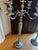 1970s Pair of Oversized Vintage Silver Candelabras For Sale - Image 5 of 6