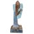 Wood Vintage Turquoise Tone Unique Ram Head Sculpture on Base For Sale - Image 7 of 8