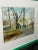 Late 20th Century Late 20th Century Vintage Watercolors of Homes Among Trees in New Modern Green Glazed Frames - Set of 3 For Sale - Image 5 of 10